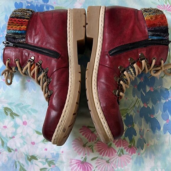 Rieker Felicitas Hiking Lace Up Boots Vintage (?) - Picture 3 of 11